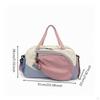 Duffel Bag with Shoe Compartment Soft-Sided for Weekend Trips, Travelers