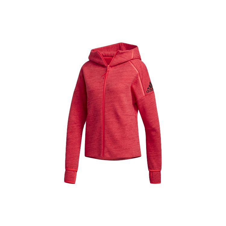 

Adidas Zne Hoodie Slim Fit Knit Jacket Women tops Pink FJ0211 S
