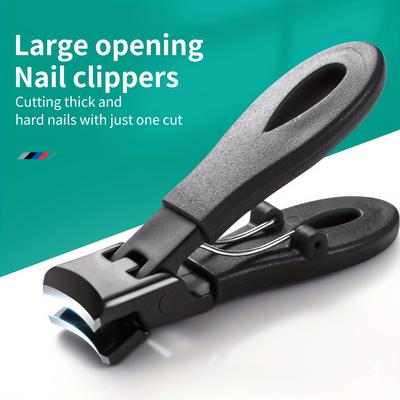 Cortadores de Unha para Unhas Grossas e Duras, Cortadores de Unha com Abertura Larga, Cortadores de Unha Antirrespingo, Cortadores de Unha Afiados, Ferramentas de Nail Art