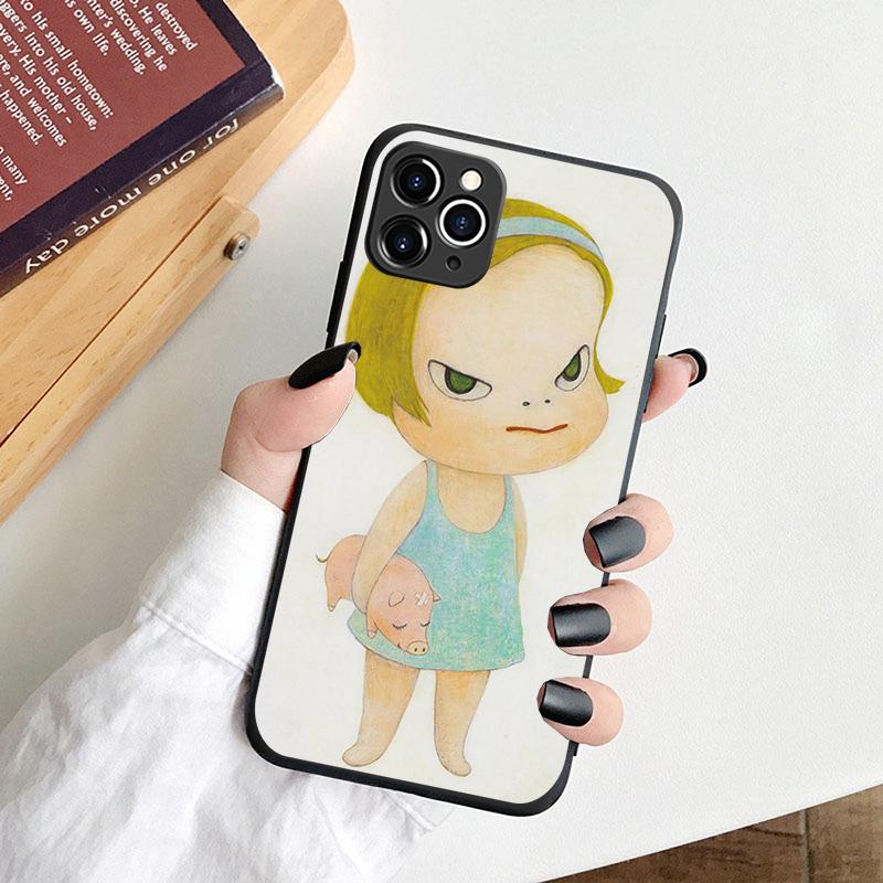 Custodia per telefono Yoshitomo Nara per Samsung Galaxy S9 S10 S10e S8 S20 S21 FE S22 Plus M31 M32 M52 Note 8 9 10 20 Ultra Lite Cover Morbida