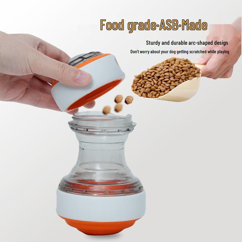 Pet Treat Dispensing Rolling Ball Slow Feeder Dog Toy