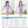 In Stock: Girls' Quick-Dry Sun Protection One-Piece Swimsuit, Sizes S, M, L, Boxer-Style Baby Swimwear