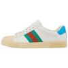 ACE Leather Low Top Skateboard Shoes Men's White 795784 AADQS 9073