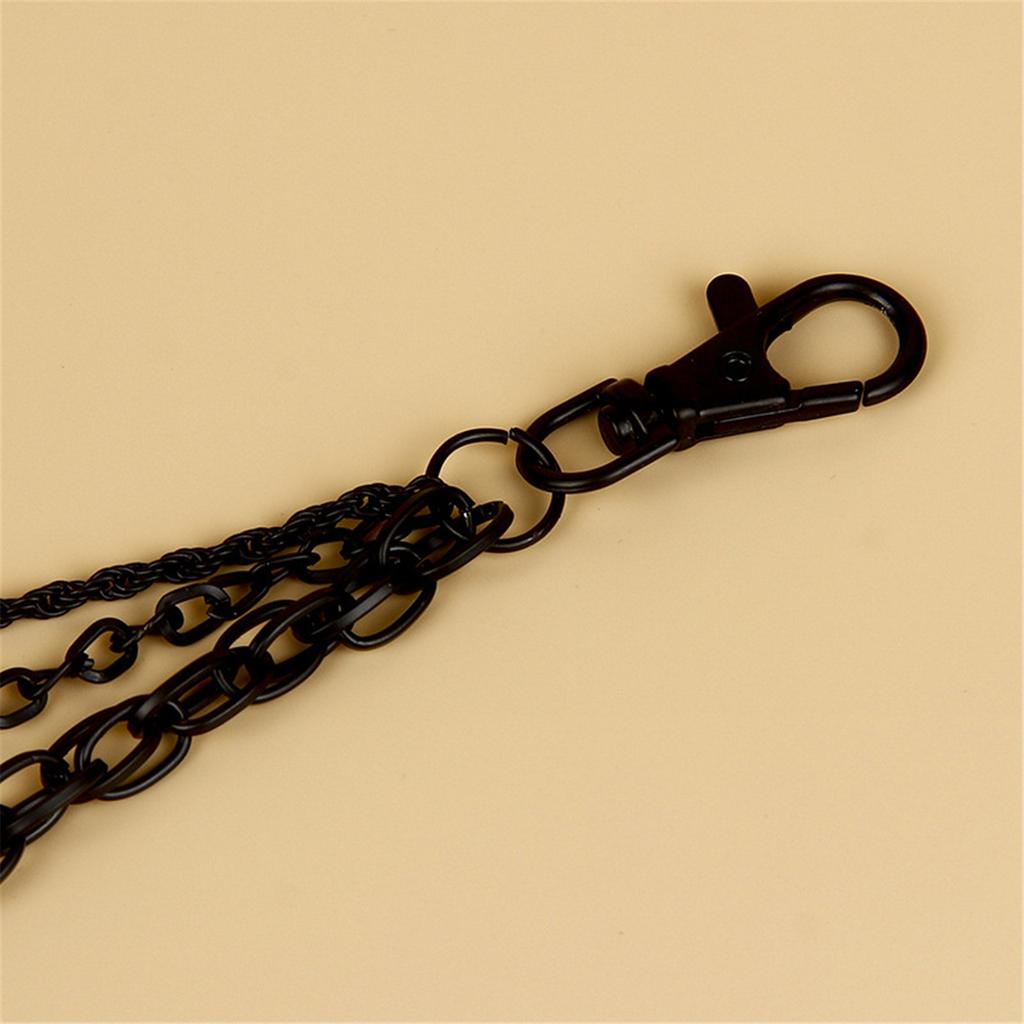 Cool High Street Waist Chain Keychain Durable Alloy Waist Chain Accessory For Young Adults Ideal For Trendy Occasions