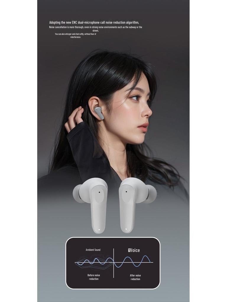 Căști Bluetooth TWS A98: Traducere AI, True Wireless, Dublu-Auricular cu Carcasă de Încărcare și Reducere Fizică a Zgomotului