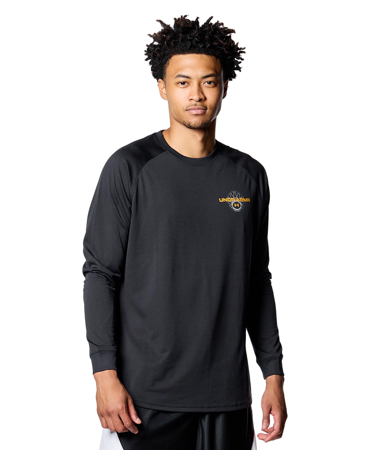

Under Armour UA Tech Logo LS Medium T-Shirt, Black, чёрный