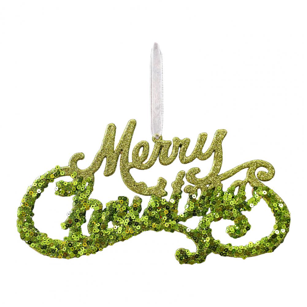 

Sparkling Christmas Baubles Glitter Christmas Decorations Sequined Glitter Christmas Ornaments Green Butterfly Star for Festive