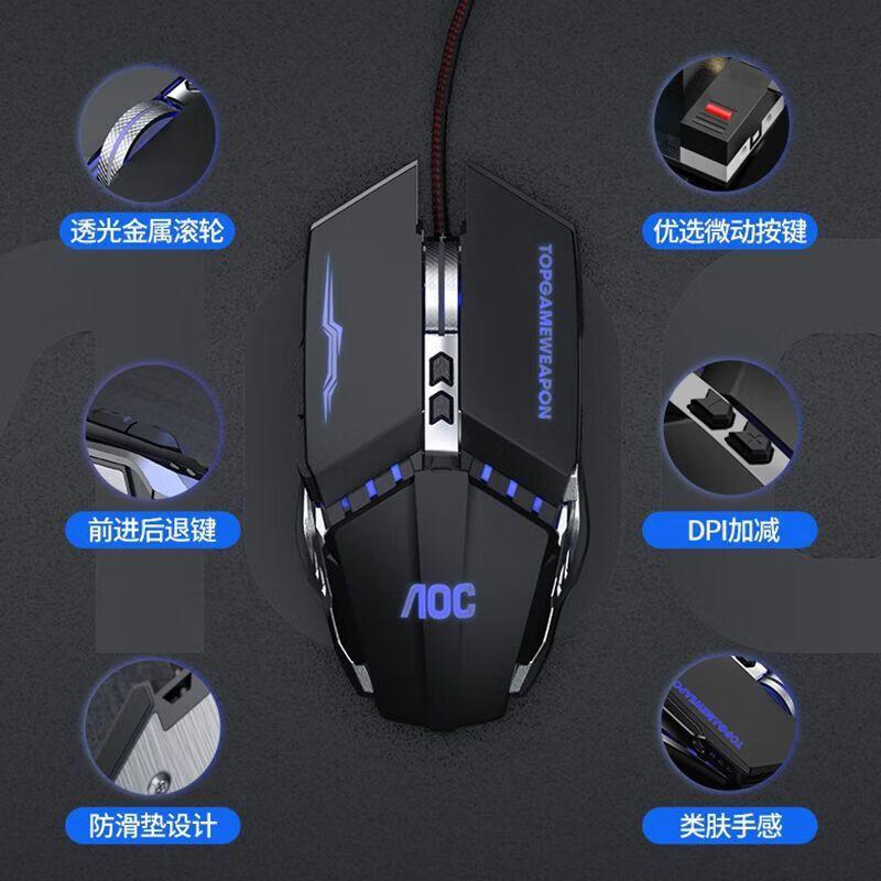 AOC GM110 Wired Ergonomic Gaming Mouse