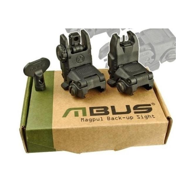 2 Stück Magpul MBUS Gen Ersatzvisier vorne und hinten, mit Visierwerkzeug