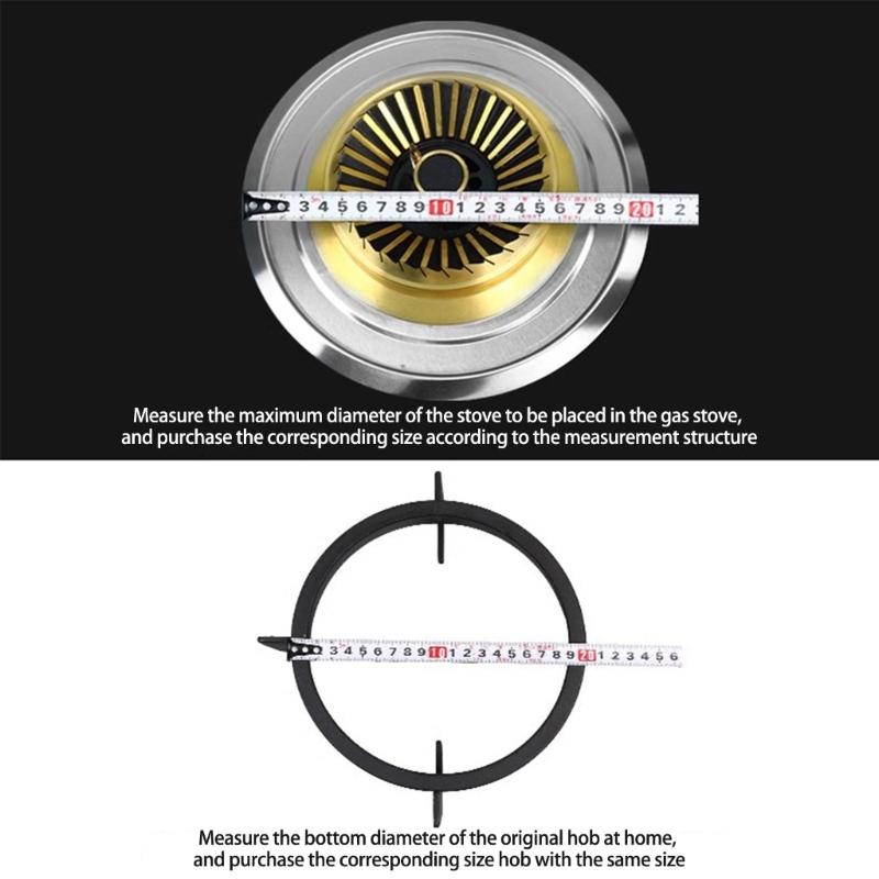 High Temperature Resistant Stainless Steel Gas Stove Rack Gas Cooker Holder Bracket for Secure and Stable Cooking