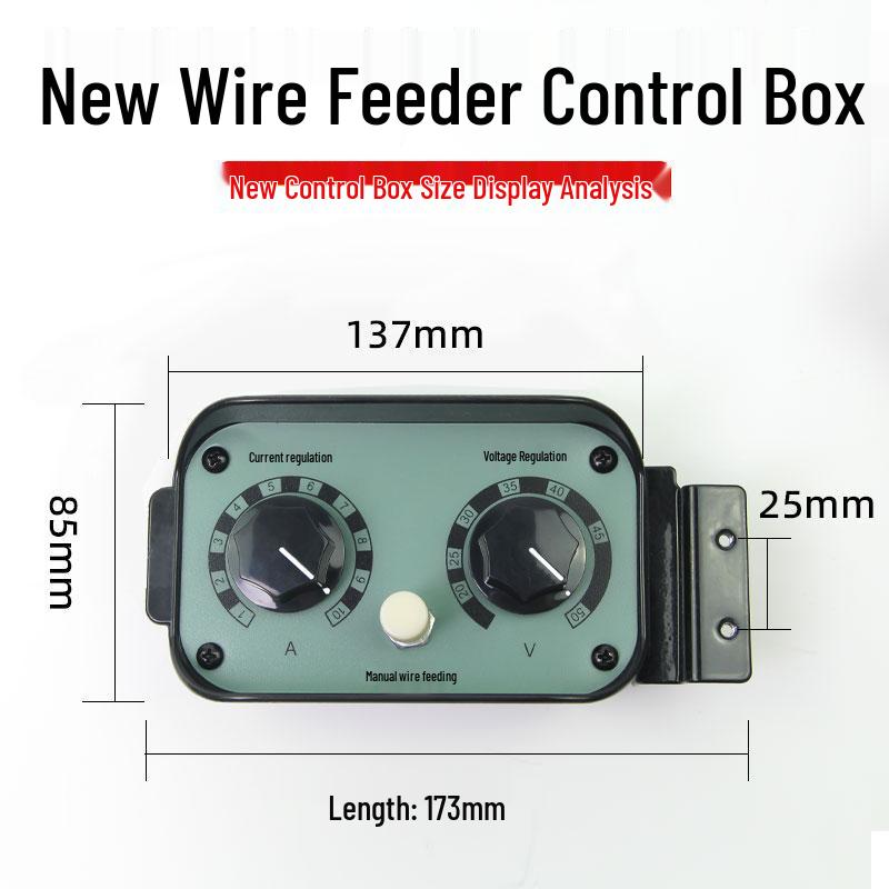Gas Shielded Welding Wire Feeder Control Box & Speed Controller for 3/4-wire KR Split MIG Welder
