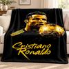Cristiano Ronaldo blanket Flannel Blanket Soft Cozy Plush Throw for Sofa Bed Lightweight Home Decoration Outdoor camping