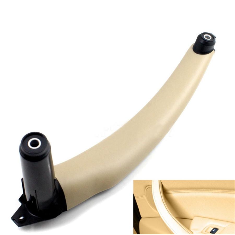 Beige Right Car Interior Door Handles Inner Door Panel Handle Pull Trim Cover For BMW E70 X5 51416969402