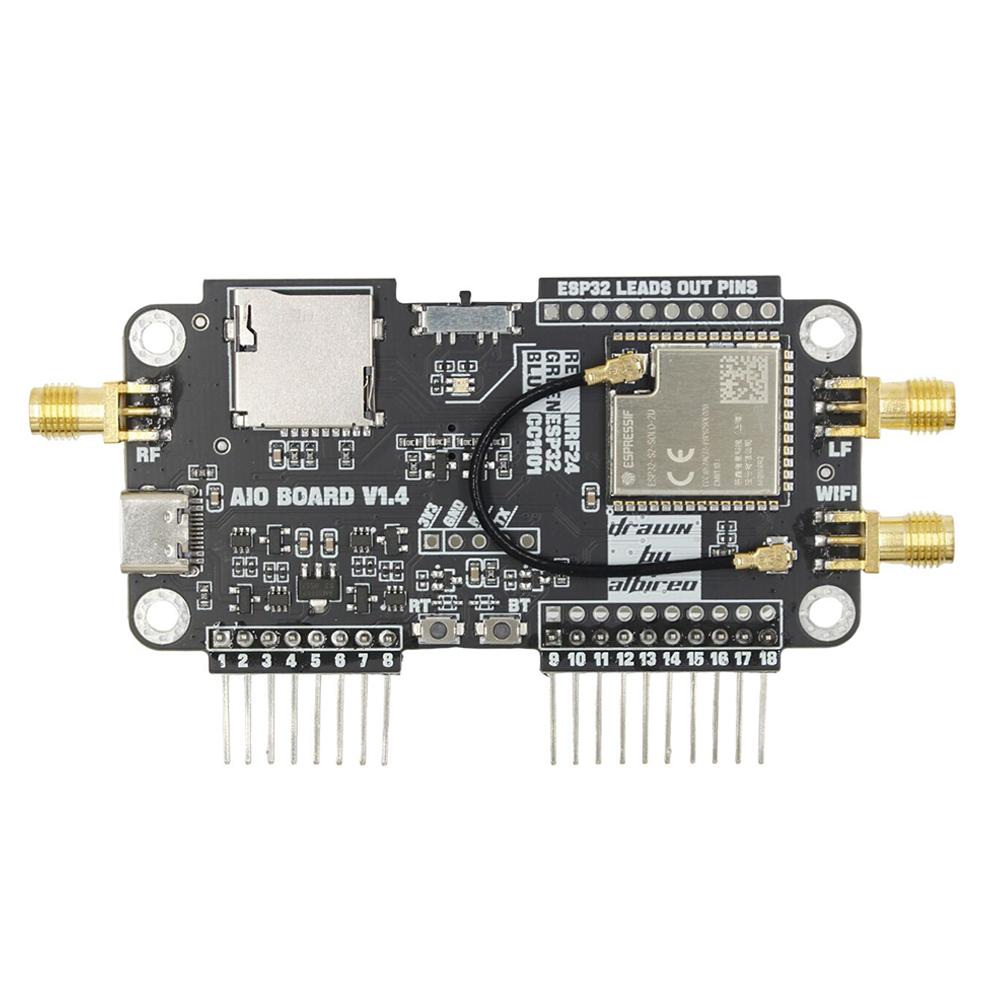 For Flipper Zero Multiboard Expansion Board 3 In 1 2.4G Module Expansion High Gain CC1101 Module NRF Sniffer Mousejacker