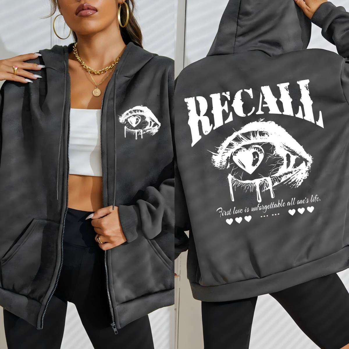 

Вспомни Слезы, Льющиеся из Любящих Глаз, Принтованные Толстовки на Молнии, Женская Модная Толстовка, Повседневная Мягкая Толстовка, Флисовая Уличная Одежда 3XL