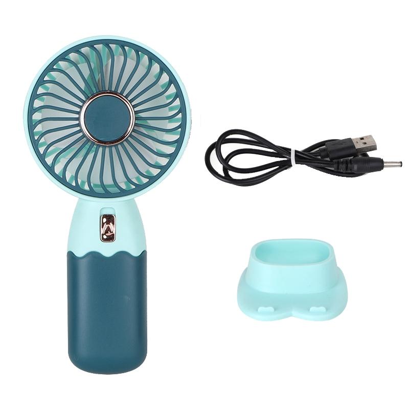 

Mini Handheld Fan Portable USB Charging Small Fan For Outdoor зелёный