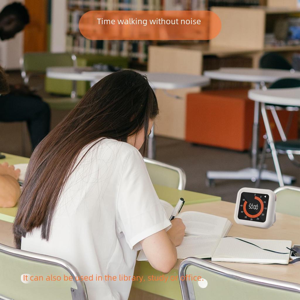 Lautloser visueller Timer-Wecker für Studenten