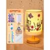 Dried Flower Embossed Table Lamp DIY Kit - Creative Gift for Team Building and National Day Festivities