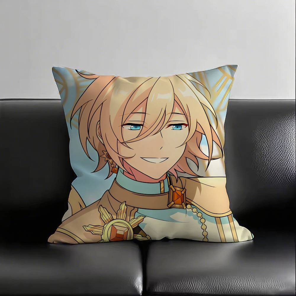 1pc Eichi Tenshouin Pillow Case Fashion Square Pillowcase Bedroom Sofa Room Ins Decoration Leisure