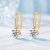Lab Diamond Earring Women Gifts Hypoallergenic 18k 14K GoldLeverback Drop Earring