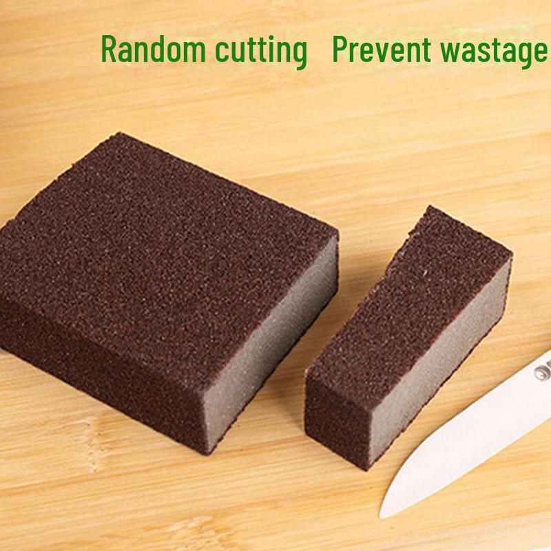 Emery Sponge Scouring Pad - Strong Decontamination Kitchen Scrubber for Pots and Dishes
