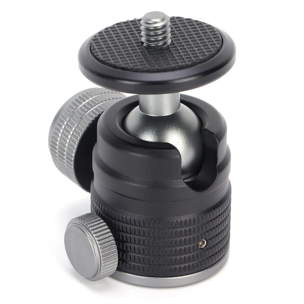 Hot Shoe Mount Adapter 360 Degree Swivel Mini Ball Head 14inch Tripod Screw Head for DSLR Camera