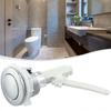 Button Bathrooms 38mm ABS Bathroom Toilet Push Silver