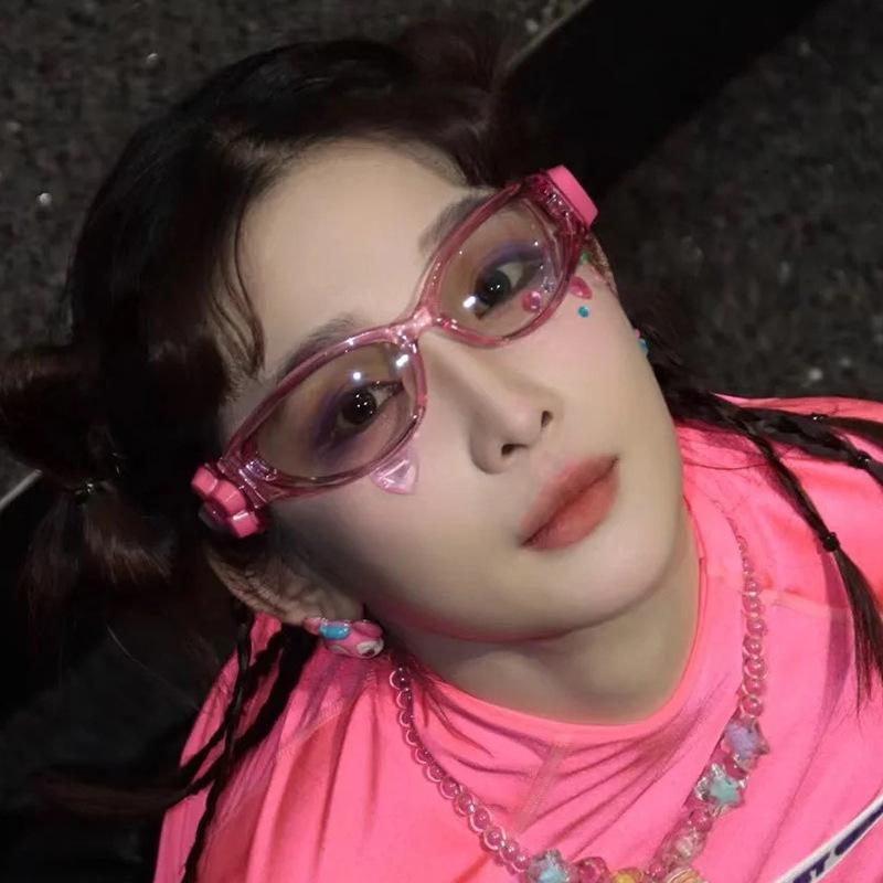 Sweet Style Sunglasses for Women Y2K Stylish UV Protection Outdoor Sun Glasses Korean Stylish Sunglasses Women