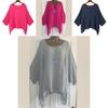 Plus Size Women's Soft And Comfortable Summer T-shirt Kaftan Blouse For Casual Wear
