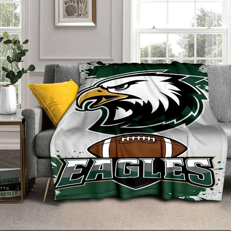 Philadelphia Eagles Portable Blanket/Soft Blanket Bedding Blanket Suitable for Travel Camping Living Rooms Offices Sofas Fan Gifts