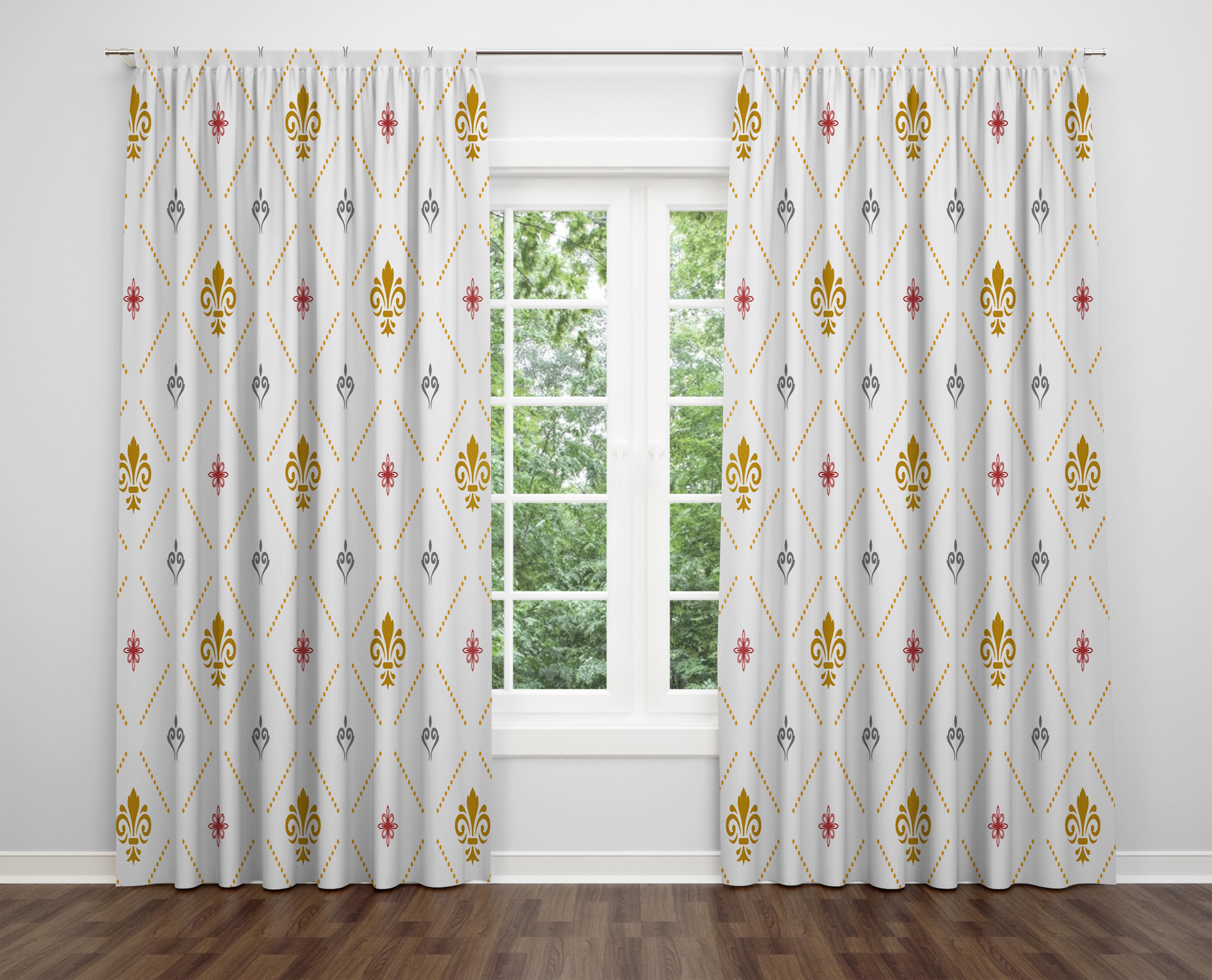 

Декоративний дизайн, високоякісна бавовняна тканина, ви можете вибрати одну або подвійну фіранку з крила 1 piece різнокольоровий