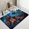 Game Baldurs Gate Floor Mat Non-Slip Laundry Room Mat Laundry Decor Balcony Child Living Room Bedside Mats