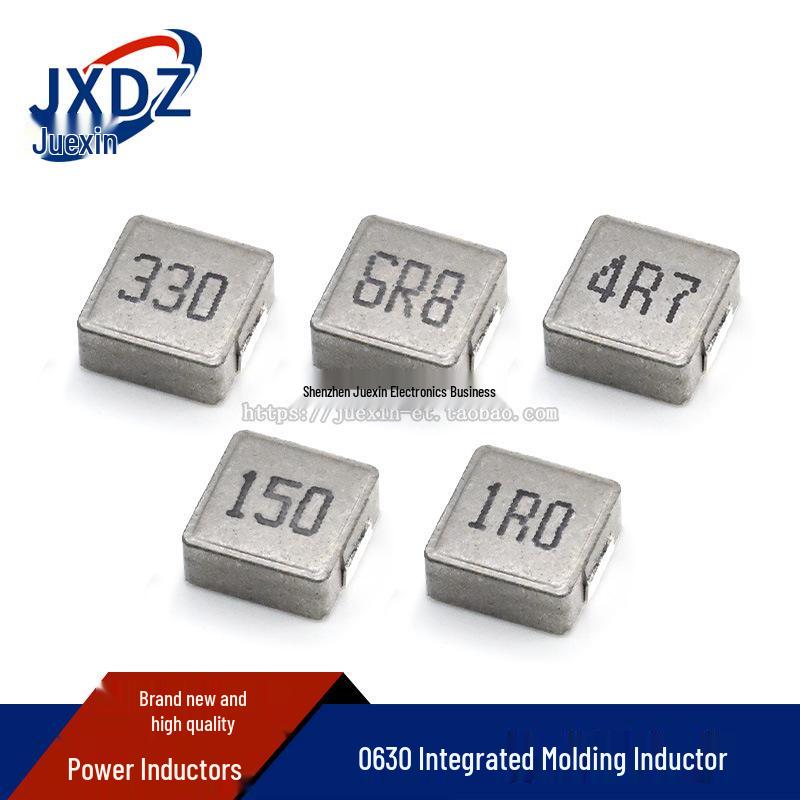 SMD Power Inductor 0630: Integrated Molding, Available in 1uH, 2.2uH, 3.3uH, 4.7uH, 6.8uH, 10uH, 22uH, 33uH, 47uH