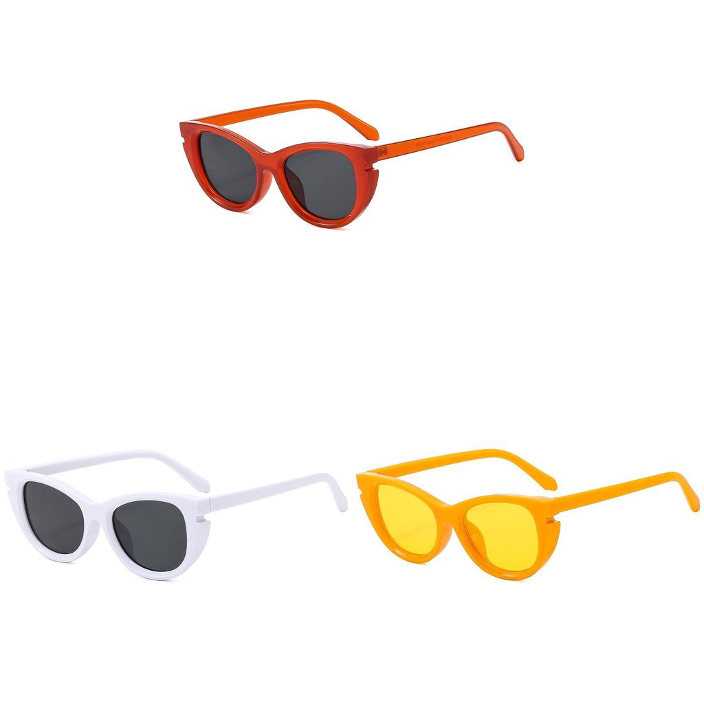 New Retro Small Face Cat Eye Sunglasses For Summer Beach Vacation Uv400 Outdoor Fashion Women