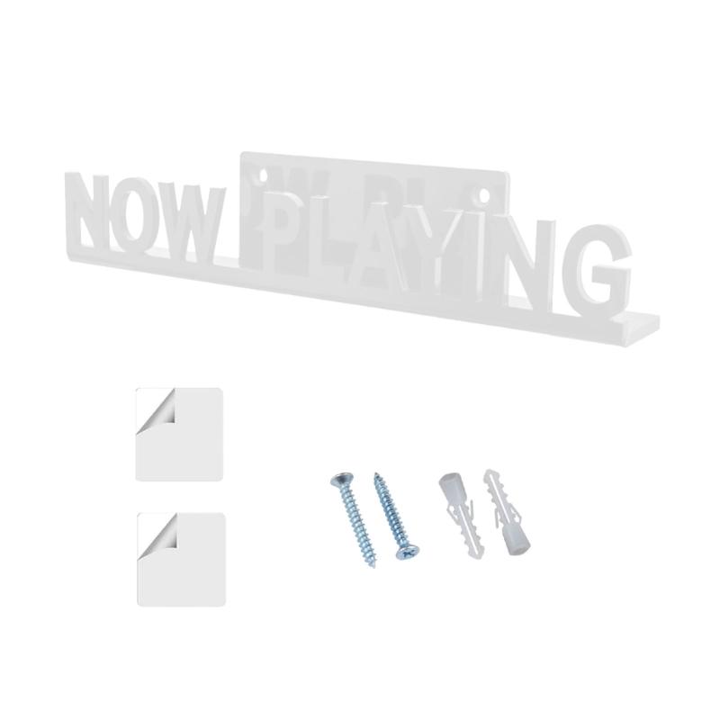 

Настенное крепление для виниловых пластинок, подставка для проигрывания, акриловый держатель для виниловых пластинок для демонстрации и хранения виниловых альбомов белый