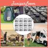Compact Travel Solidifying Agent And Trash Bags For Outdoor Toilets With Easy Storage