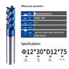 Jundingying 65-Degree Tungsten Carbide Extended End Mill