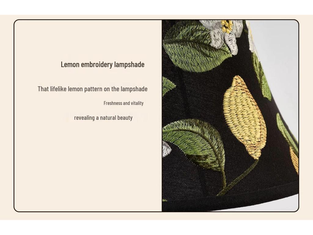 Luxury Mid-Century French Wabi-Sabi Lamp: Retro Embroidered Table Light for Living Room or Bedroom