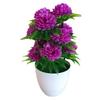 Chrysanthemums Artificial Bonsai Welcoming Decor Desk Display Garden Silk Simulated Home Indoor Office Plant Potted