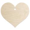 Hearts Valentine's Day Gift Garland Wooden Pendants 100PCS