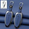 New Model Zinc Alloy Genuine Leather Auto Key Fob Cover Case Housing Remote Fit For Voyah Free I-Land Dreamer - Protector Key Ring Auto Accessories