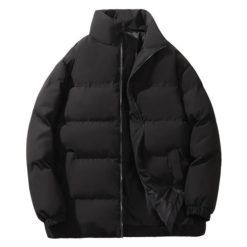 New Color Matching Cotton-padded Clothes for Men's Winter Youth Thickened Feather Rong Cotton-padded Clothes Trendy Casual Cotton-padded