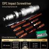 Phillips Flat-head Hex Impact Bit Set - S2 Alloy Steel