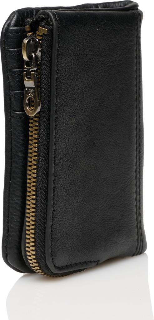 Lee Loose II Bifold and Electronic Bill Cowhide Black Wallet, Medium, Coin, Card, Money, Compartment, Pocket-Stitched Leather, 320-2113,