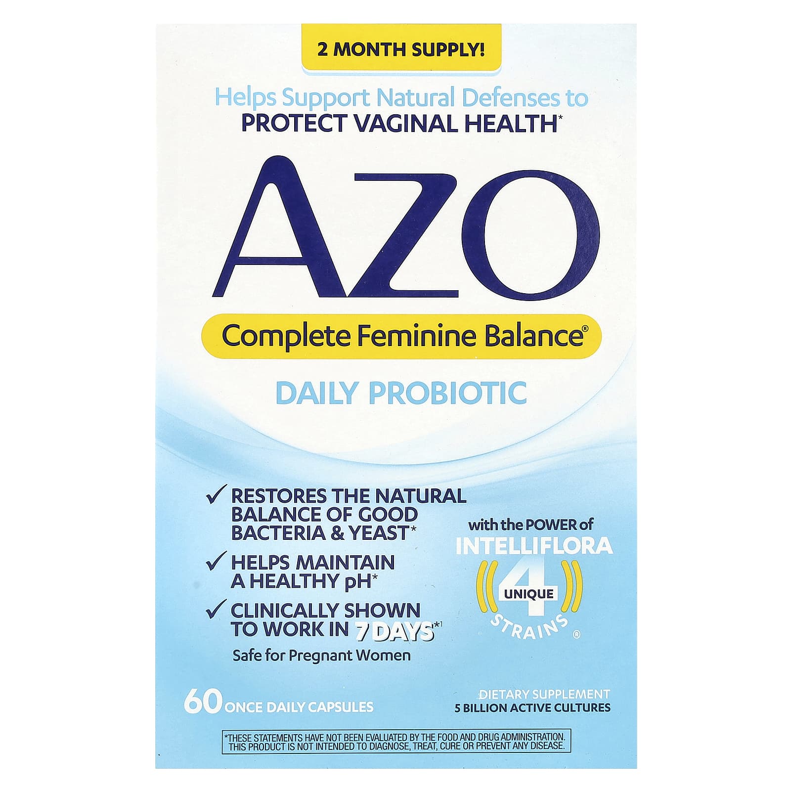 

Complete Feminine Balance®, Daily Probiotic, 60 Capsules