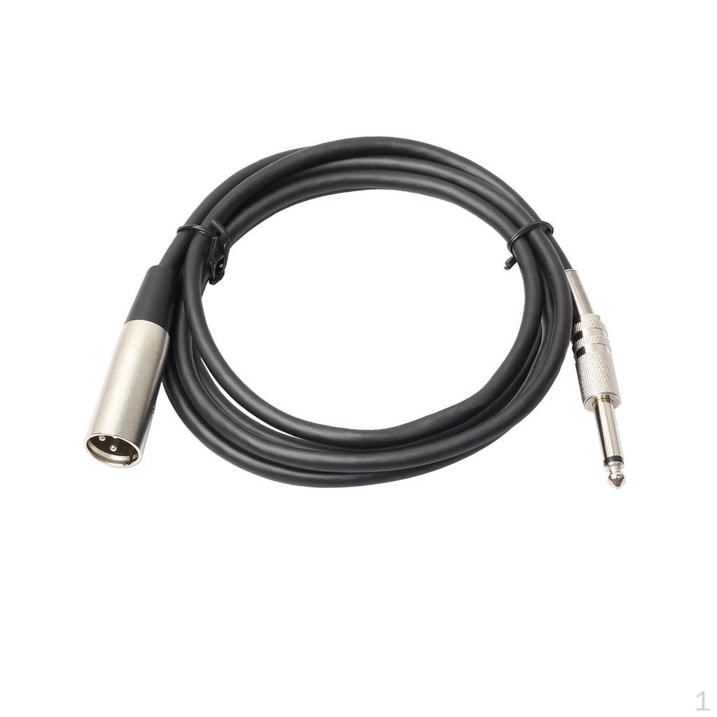 1/4 '' 6.35mm Male To Balanced Cable Audio Microphone