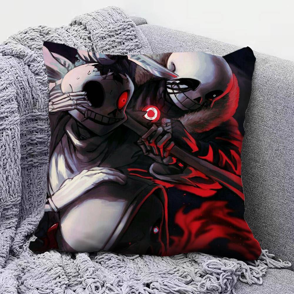 Classic Sans Undertale Game Cool Pillow Covers Home Sofa Cushion Covers and Aecorative Custom