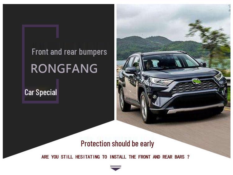 Front & Rear Bumper Guards with Body Kits for 2020-22 RAV4