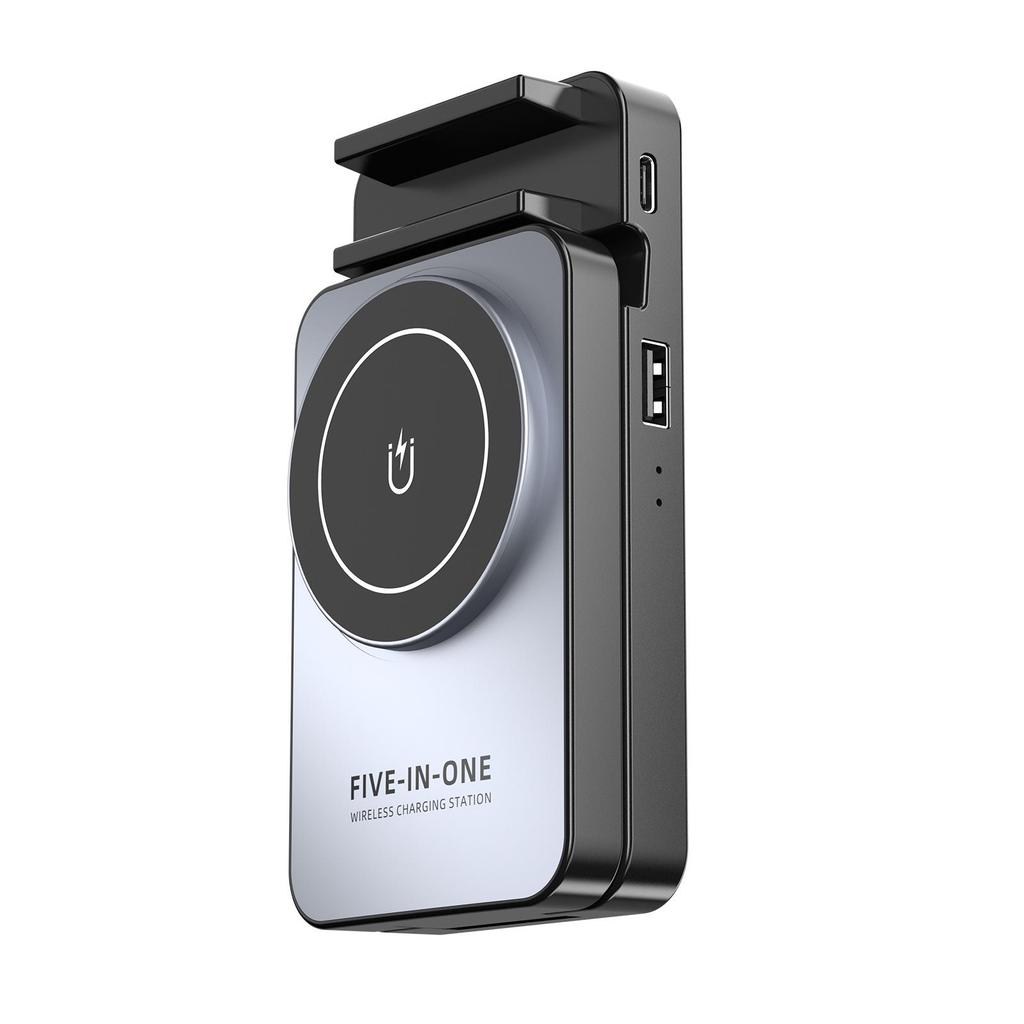 Magnetic Wireless Charger Stand for Phone, Watch & Earbuds - All-in-One Fast Charging Dock