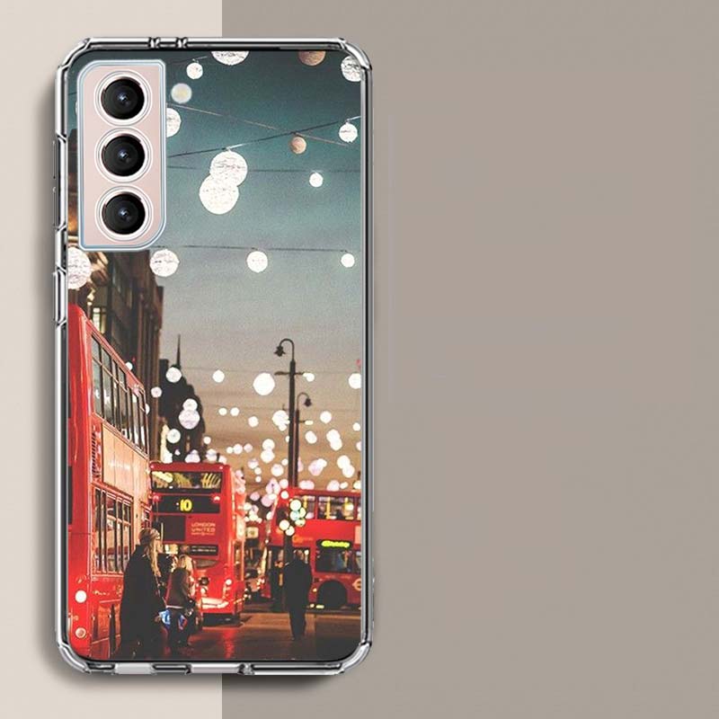 london Bus England Telephone Phone Case For Samsung A17 A56 A36 A26 A16 A55 A35 A25 A15 A05S Galaxy A71 A51 A41 A31 A21S A70 A50